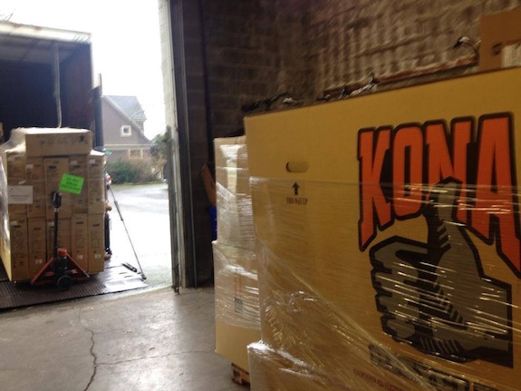 Kona Boxes in the Warehouse